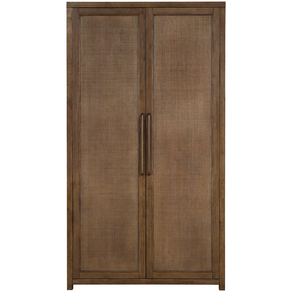 Vana Brown Solid Wood Storage Cabinet. Picture 3