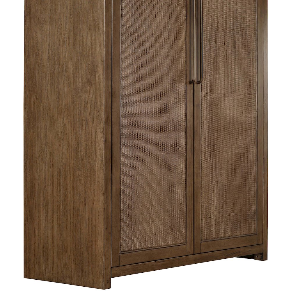 Vana Brown Solid Wood Storage Cabinet. Picture 8
