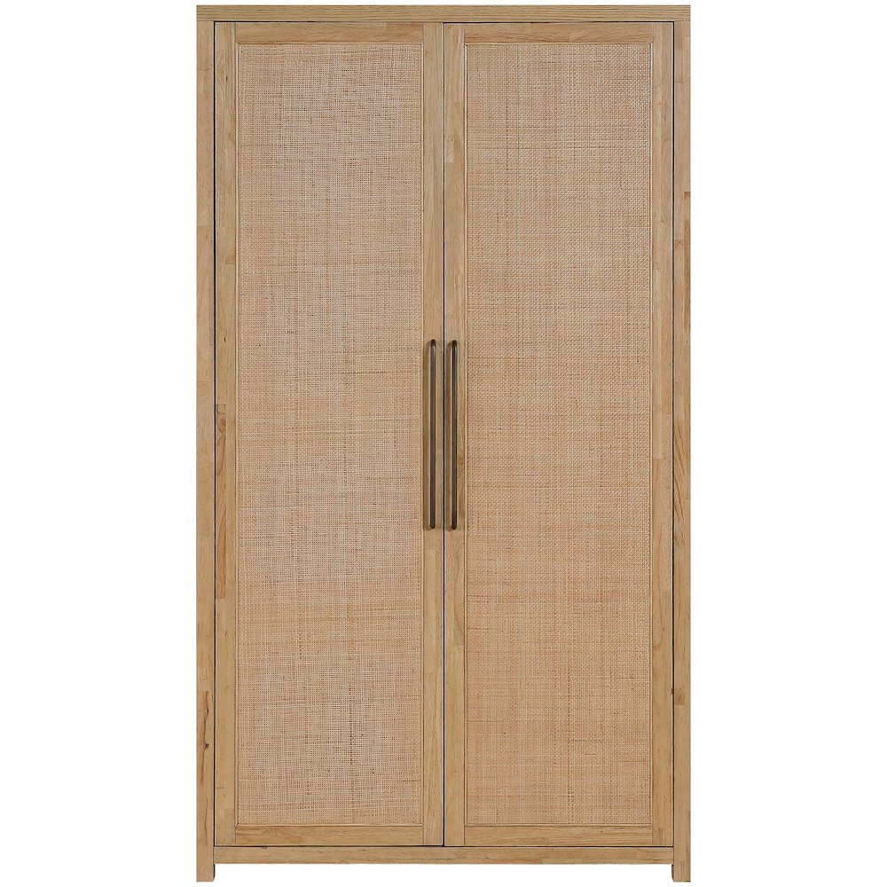 Vana Natural Solid Wood Storage Cabinet. Picture 3