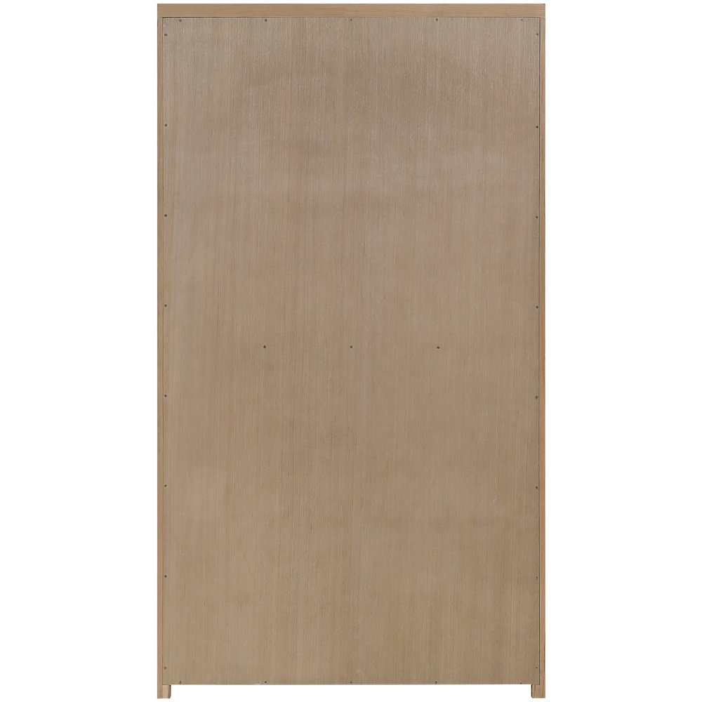Vana Natural Solid Wood Storage Cabinet. Picture 5
