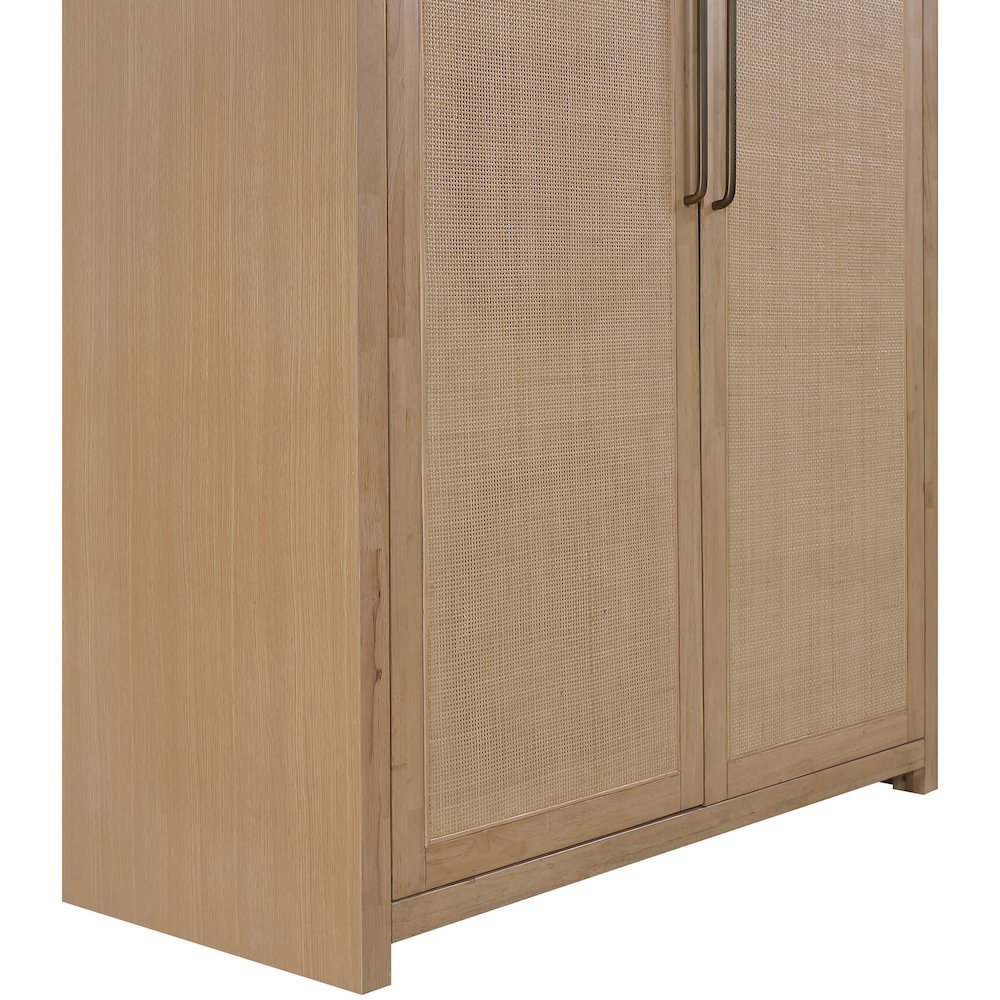 Vana Natural Solid Wood Storage Cabinet. Picture 8