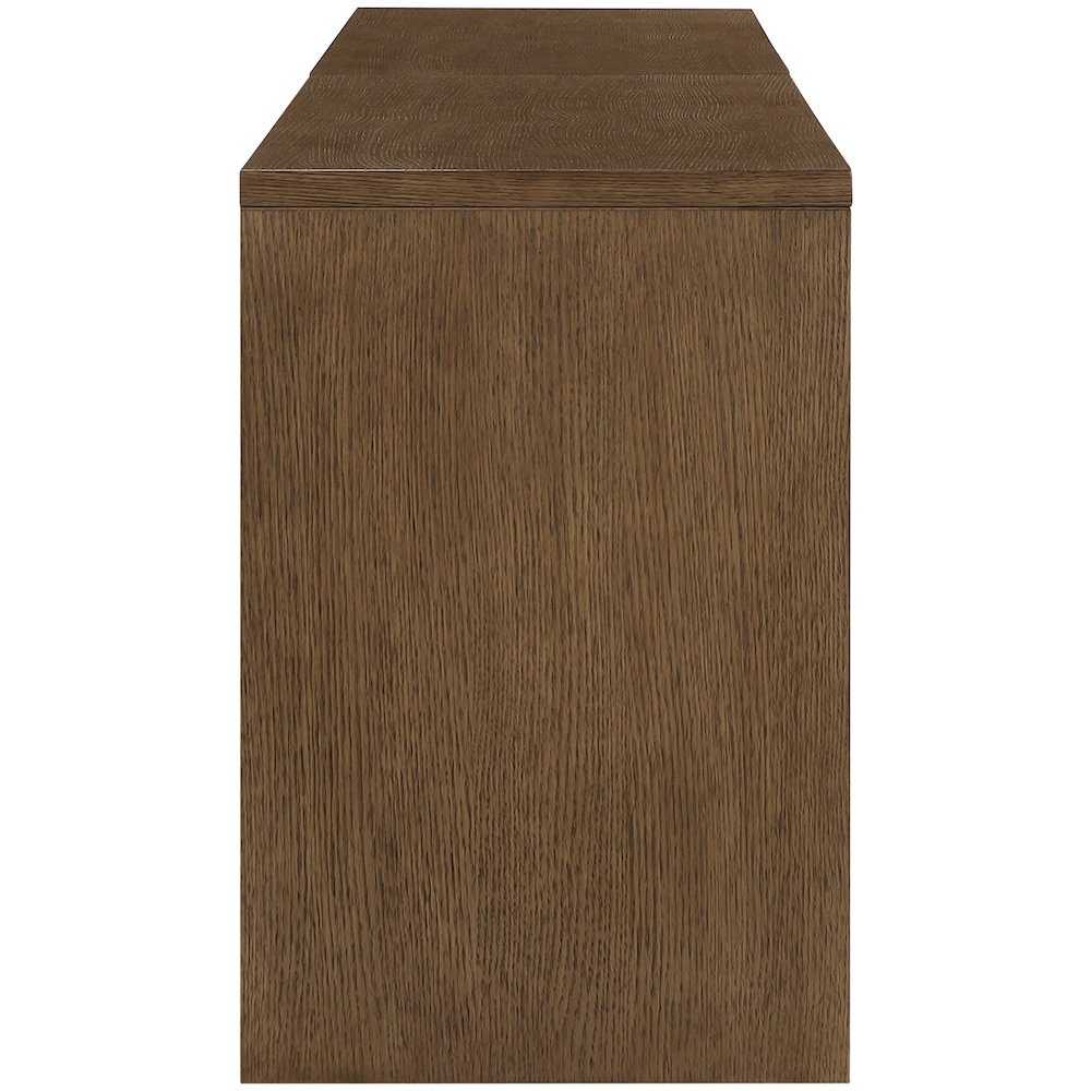 Avro Brown Solid Wood And Oak Veneer 2pc. Desk. Picture 4