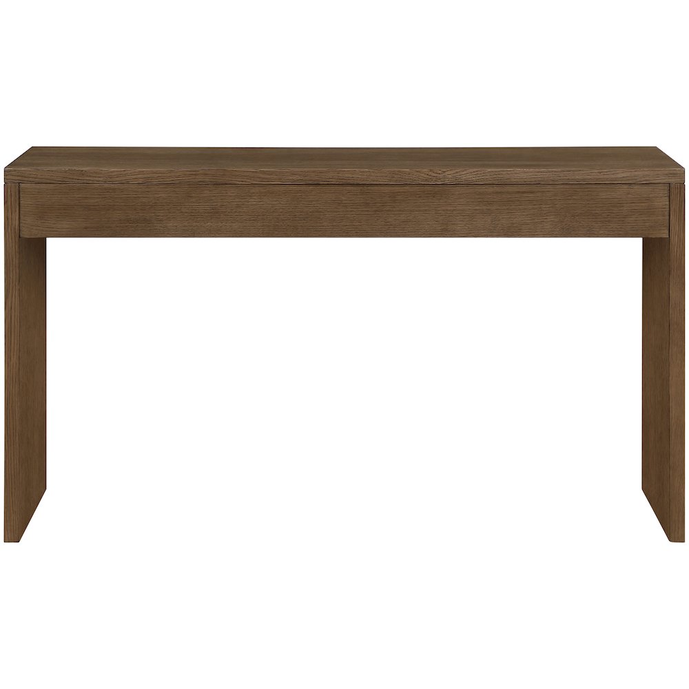 Avro Brown Solid Wood And Oak Veneer Desk. Picture 5