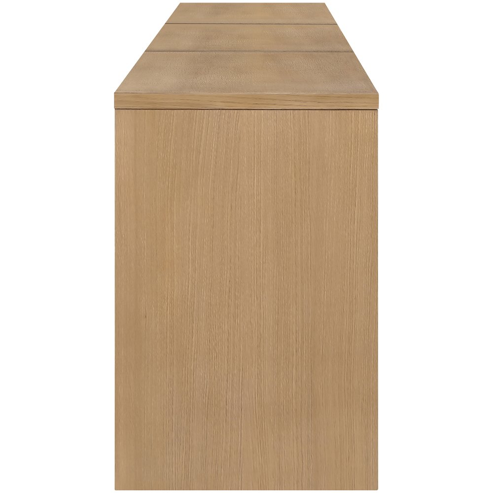 Avro Natural Solid Wood And Oak Veneer 3pc. Desk. Picture 4