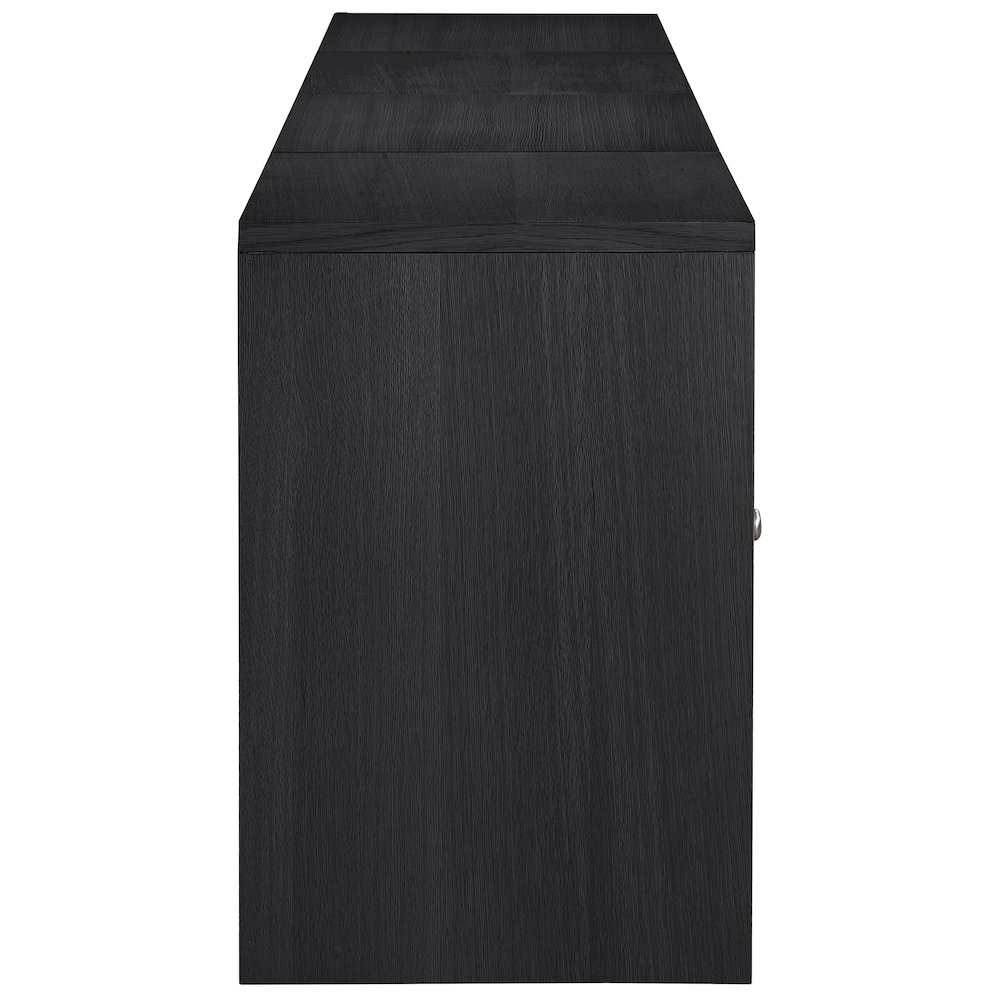 Vero Black Solid Wood And Oak Veneer 4pc. Sideboard/Buffet. Picture 4