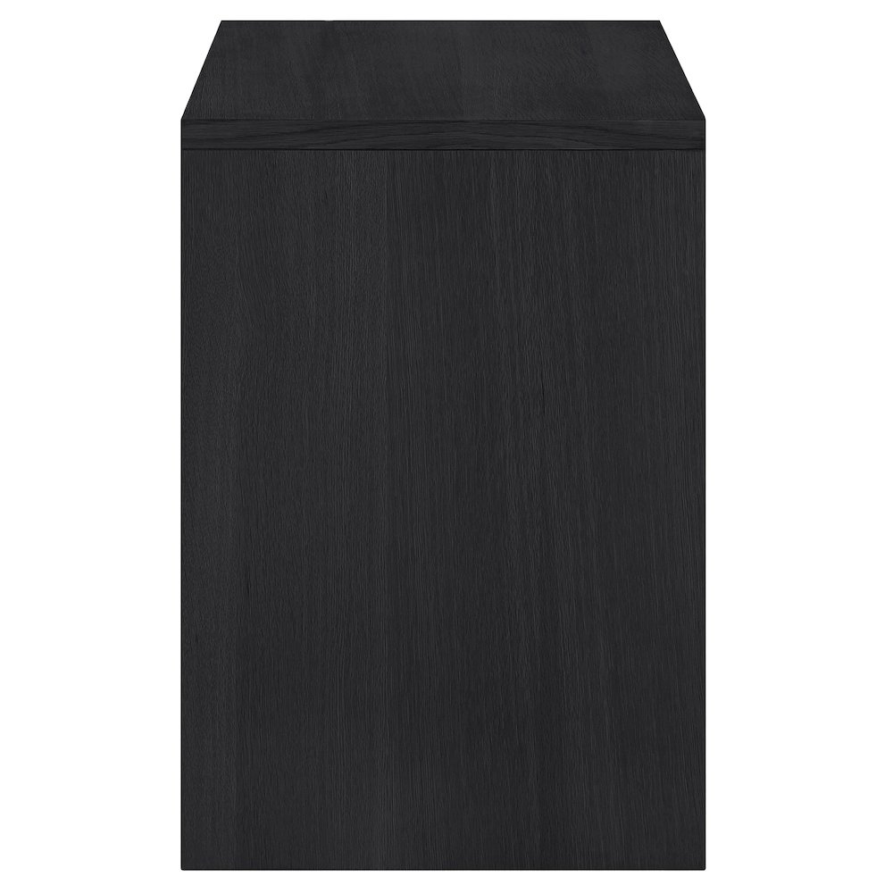 Vero Black Solid Wood And Oak Veneer Sideboard/Buffet. Picture 4