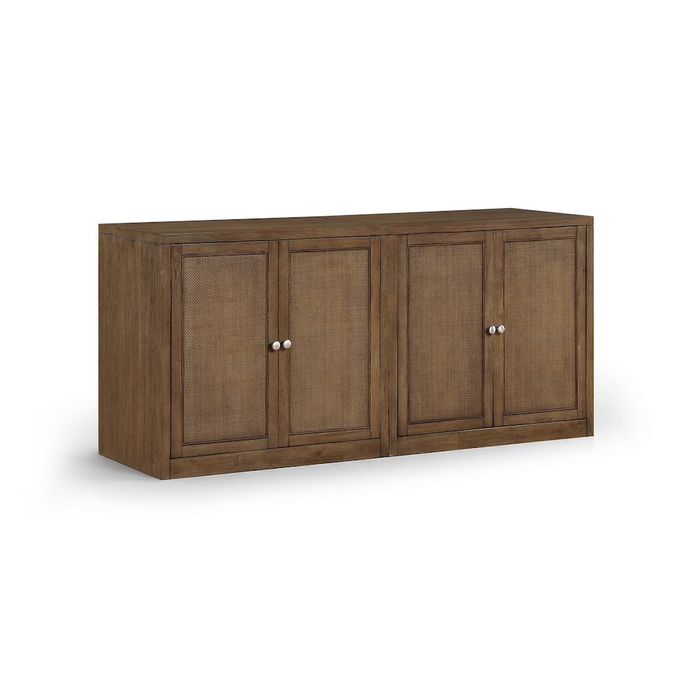 Vero Brown Solid Wood And Oak Veneer 2pc. Sideboard/Buffet. Picture 1