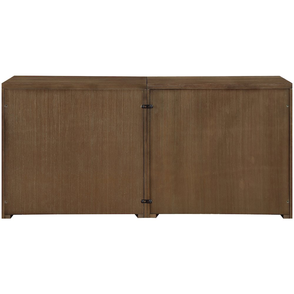 Vero Brown Solid Wood And Oak Veneer 2pc. Sideboard/Buffet. Picture 5