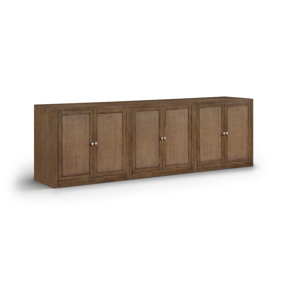 Vero Brown Solid Wood And Oak Veneer 3pc. Sideboard/Buffet. Picture 1