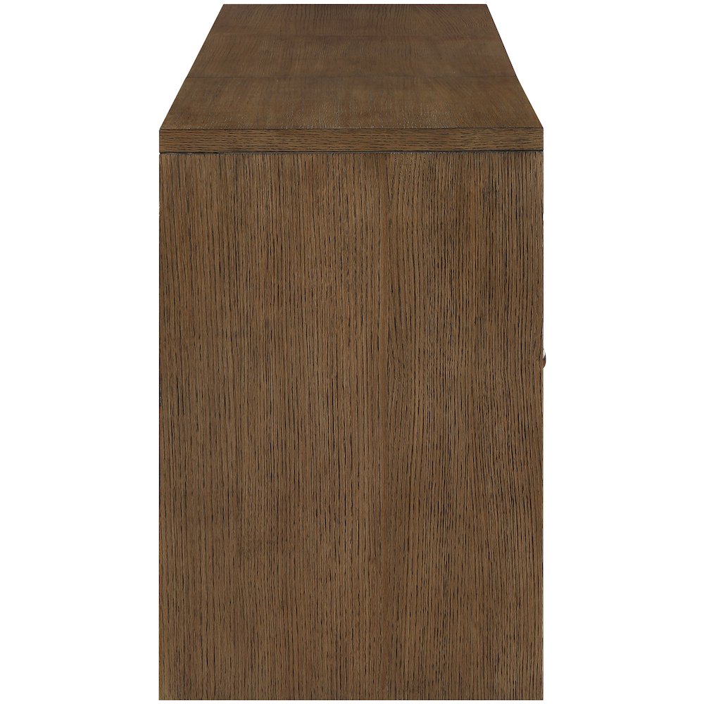 Vero Brown Solid Wood And Oak Veneer 3pc. Sideboard/Buffet. Picture 4
