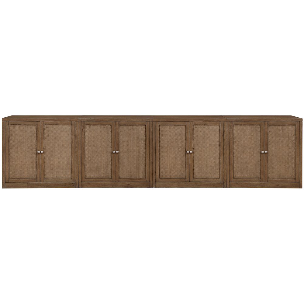 Vero Brown Solid Wood And Oak Veneer 4pc. Sideboard/Buffet. Picture 3