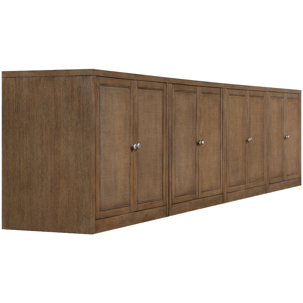 Vero Brown Solid Wood And Oak Veneer 4pc. Sideboard/Buffet. Picture 8