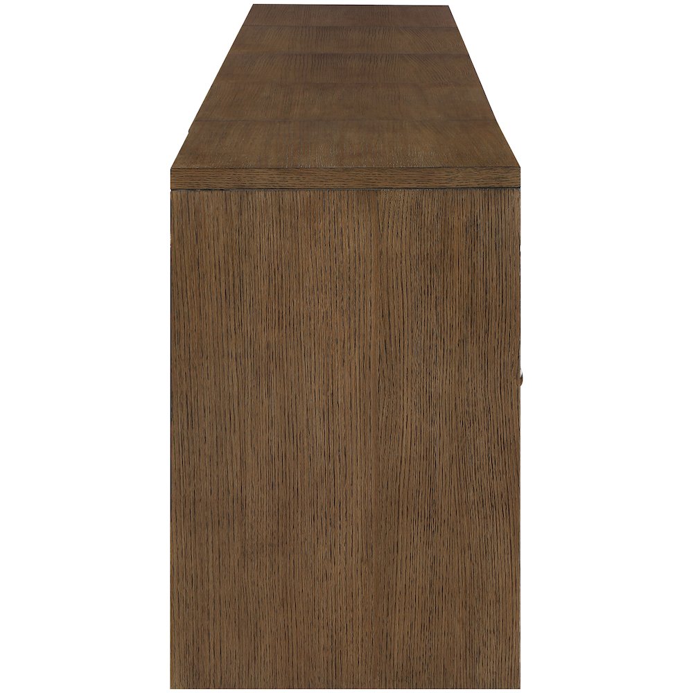 Vero Brown Solid Wood And Oak Veneer 5pc. Sideboard/Buffet. Picture 4