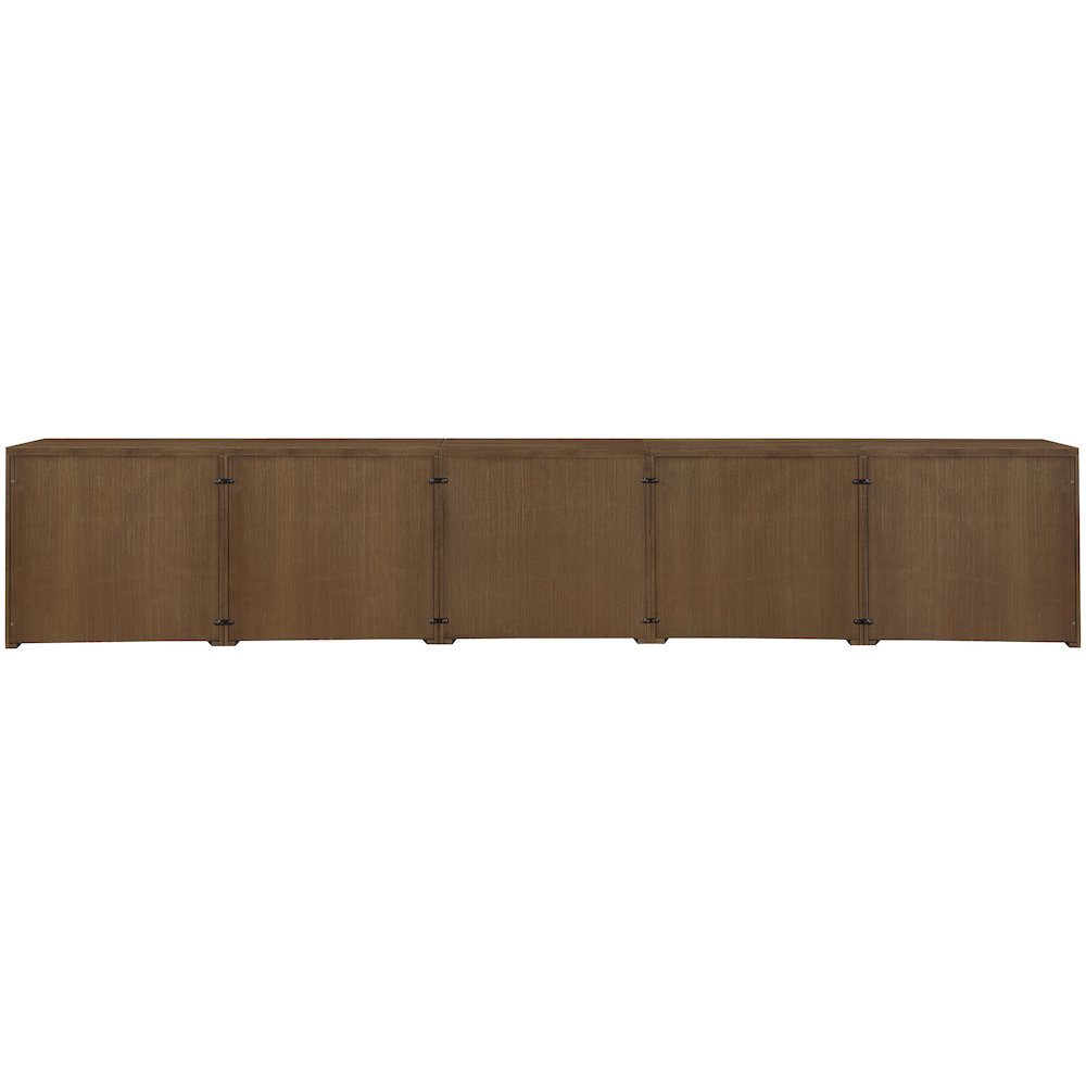 Vero Brown Solid Wood And Oak Veneer 5pc. Sideboard/Buffet. Picture 5