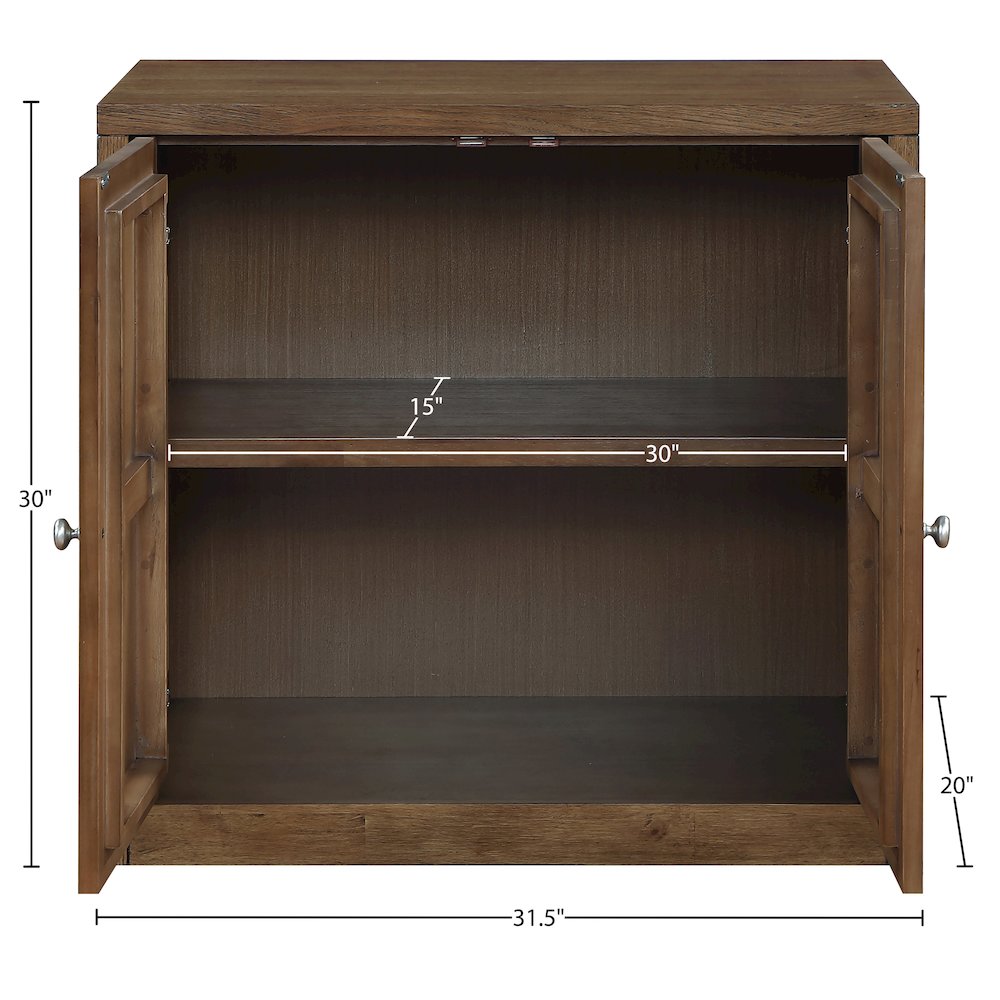 Vero Brown Solid Wood And Oak Veneer Sideboard/Buffet. Picture 12