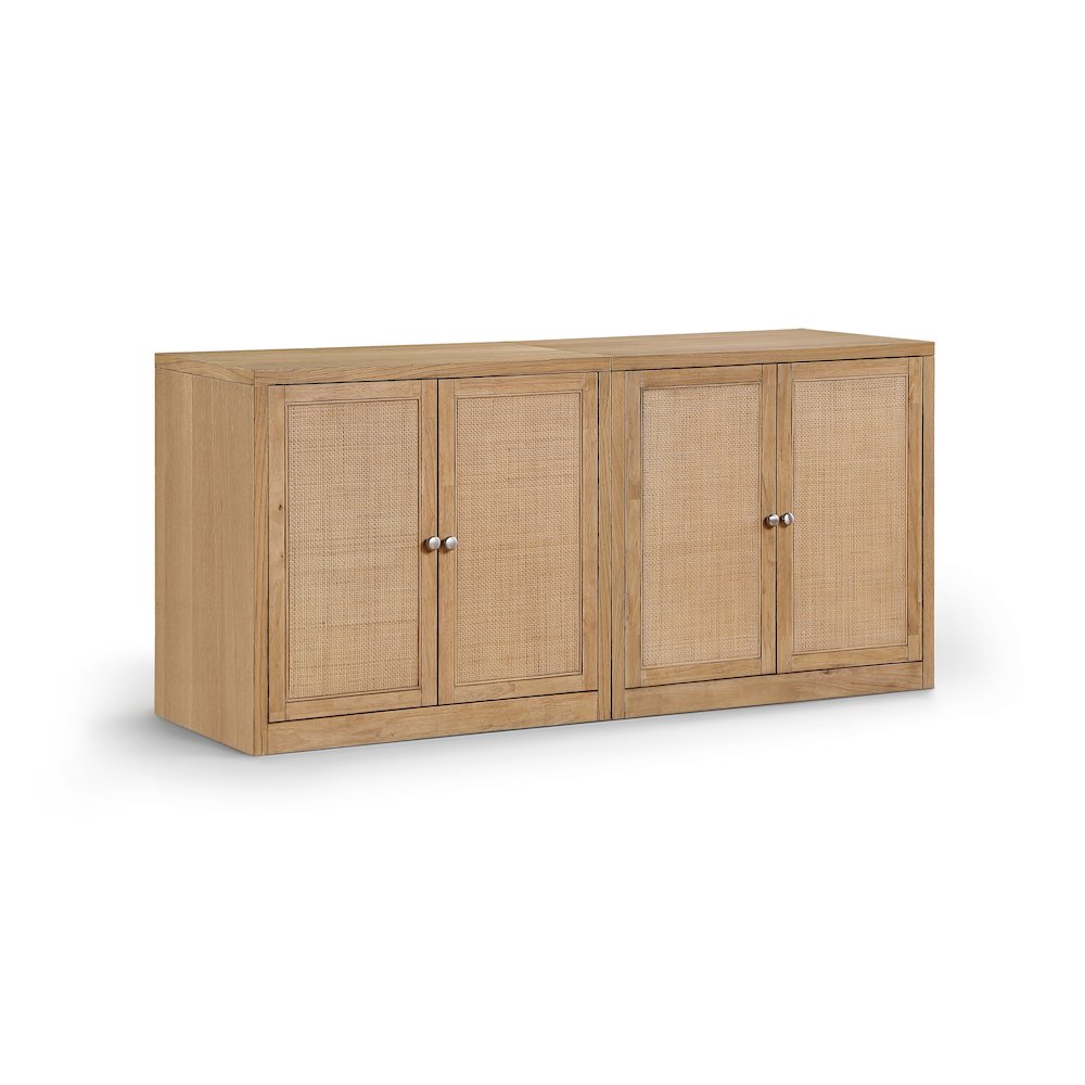 Vero Natural Solid Wood And Oak Veneer 2pc. Sideboard/Buffet. Picture 1
