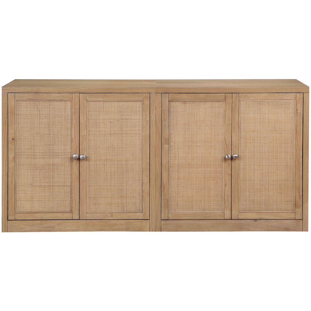Vero Natural Solid Wood And Oak Veneer 2pc. Sideboard/Buffet. Picture 3