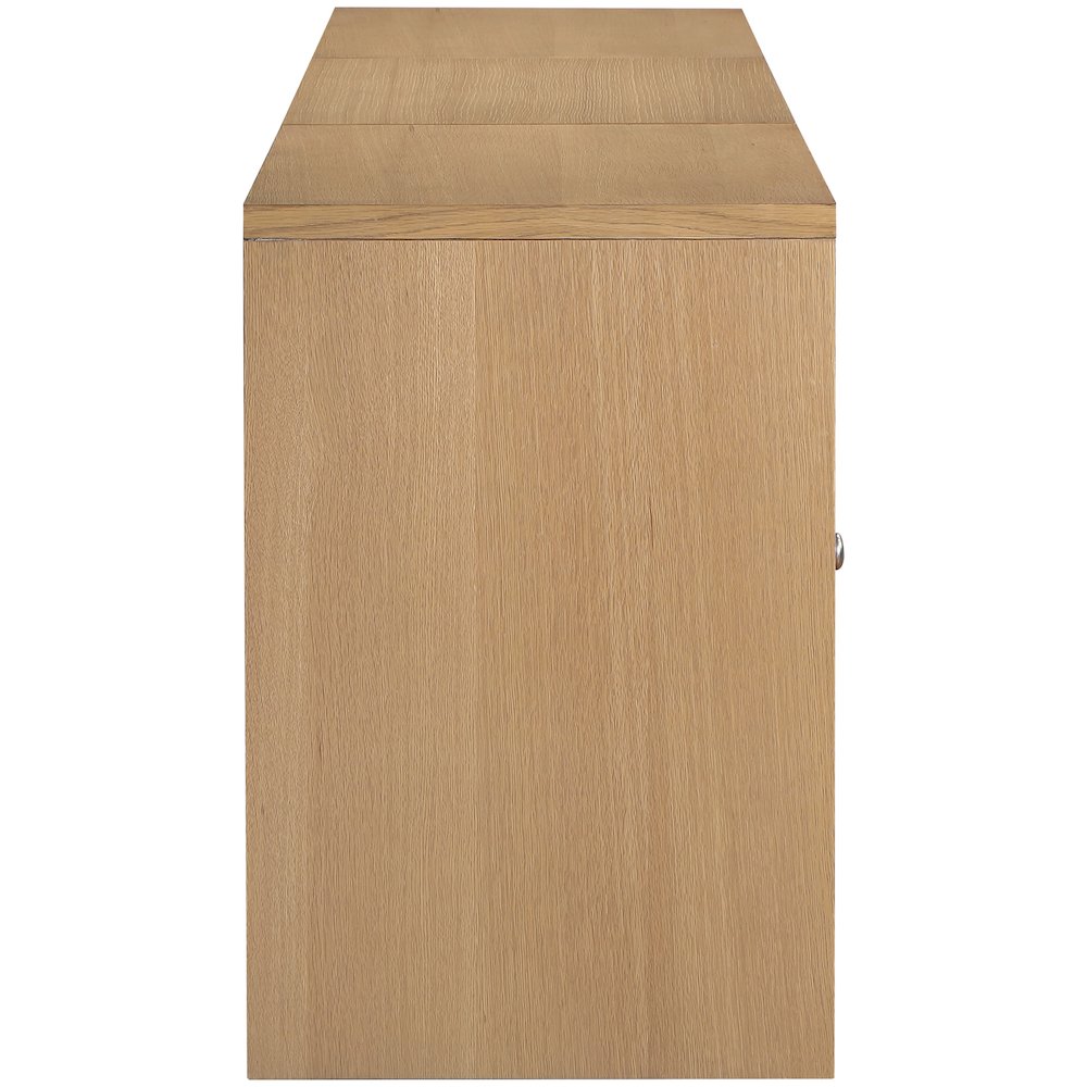 Vero Natural Solid Wood And Oak Veneer 3pc. Sideboard/Buffet. Picture 4
