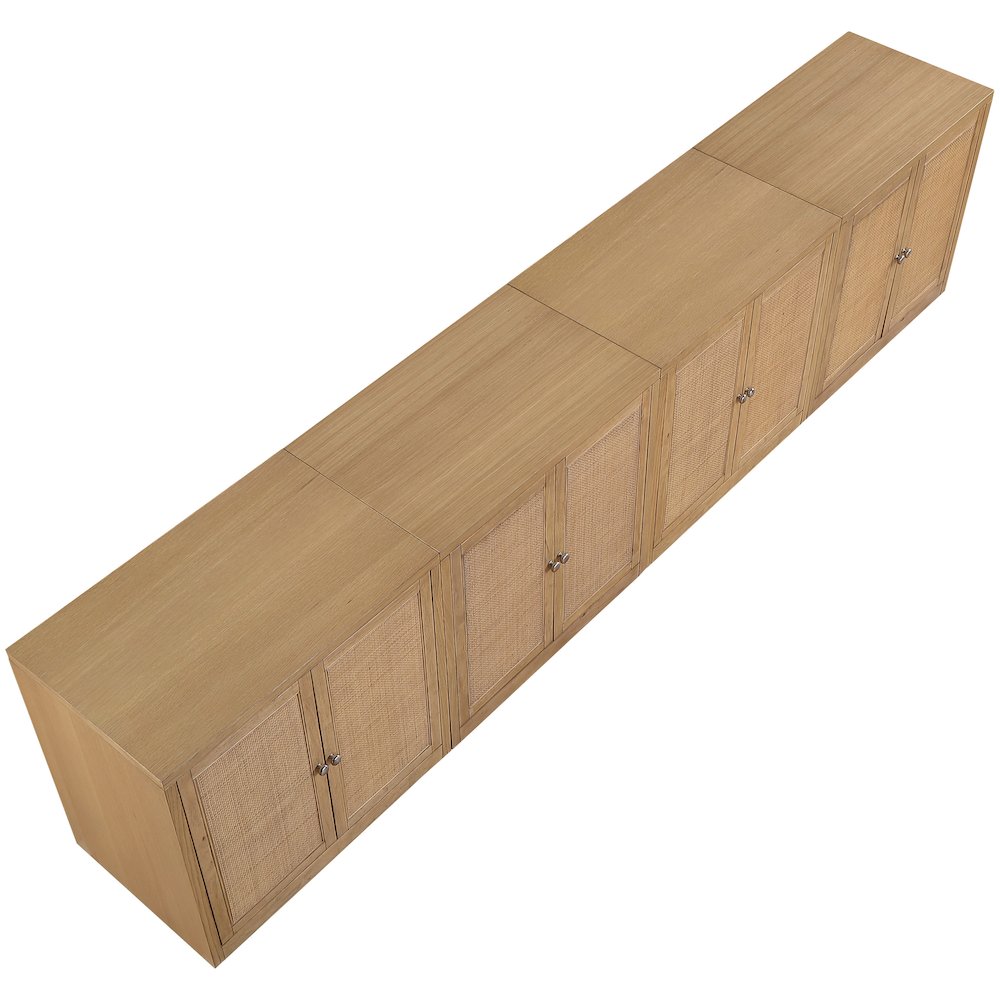 Vero Natural Solid Wood And Oak Veneer 4pc. Sideboard/Buffet. Picture 6