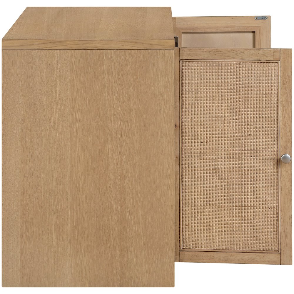 Vero Natural Solid Wood And Oak Veneer Sideboard/Buffet. Picture 7