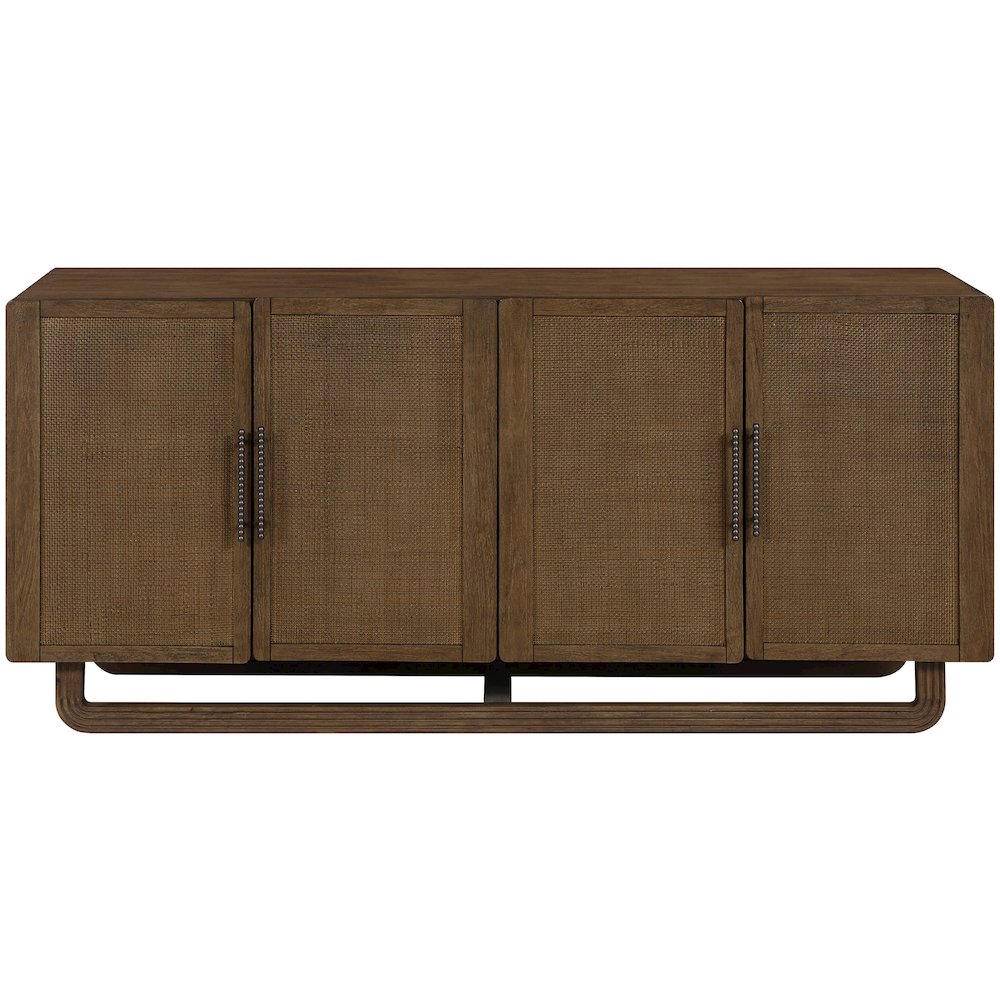 Sova Brown Solid Wood And Oak Veneer Sideboard/Buffet. Picture 3