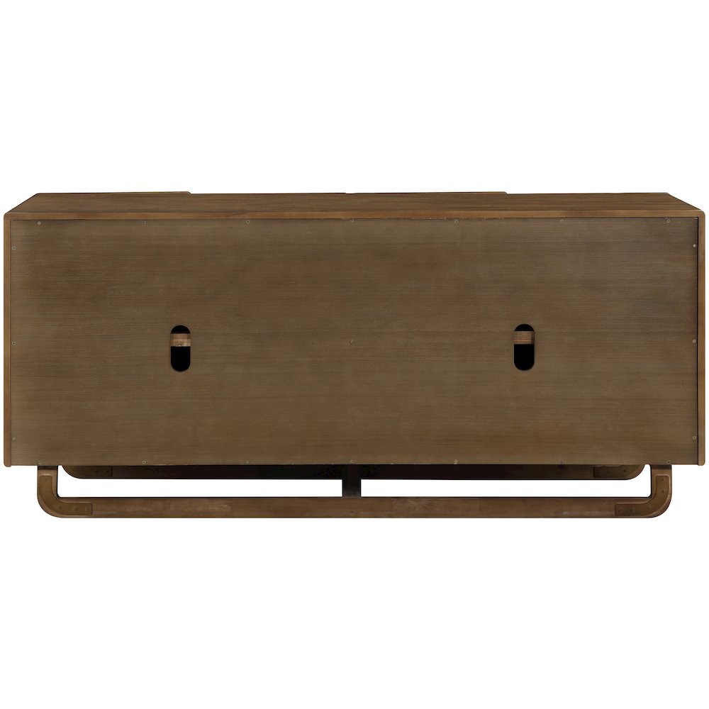 Sova Brown Solid Wood And Oak Veneer Sideboard/Buffet. Picture 5