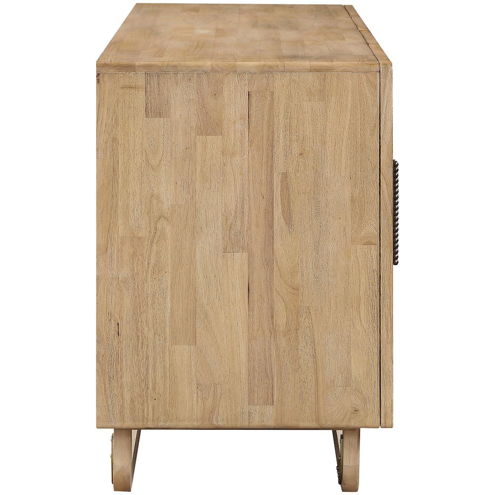 Sova Natural Solid Wood And Oak Veneer Sideboard/Buffet. Picture 4