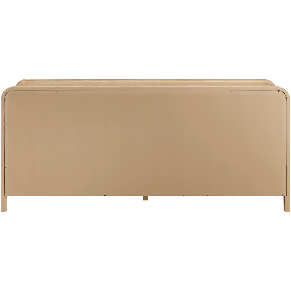 Harmony Natural Oak Veneer Rubberwood Sideboard/Buffet. Picture 3