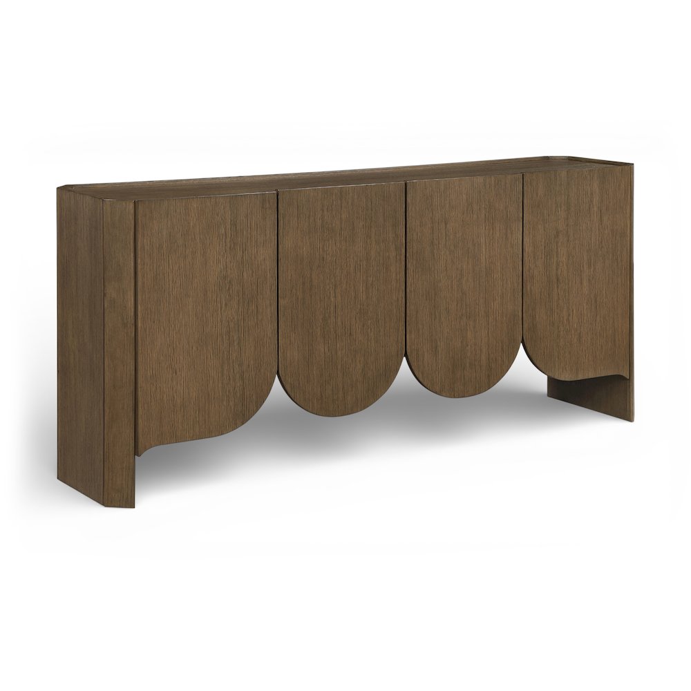 Ember Brown Solid Wood Sideboard/Buffet. Picture 1