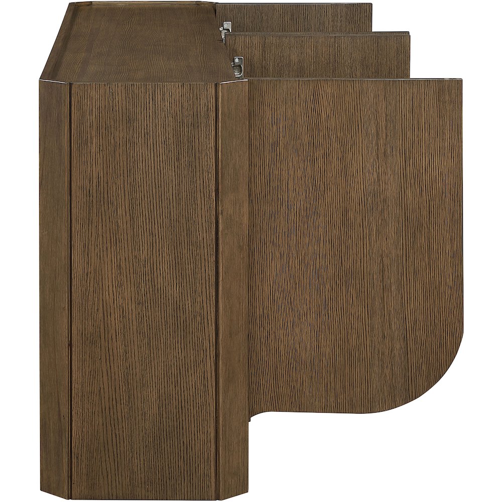 Ember Brown Solid Wood Sideboard/Buffet. Picture 6