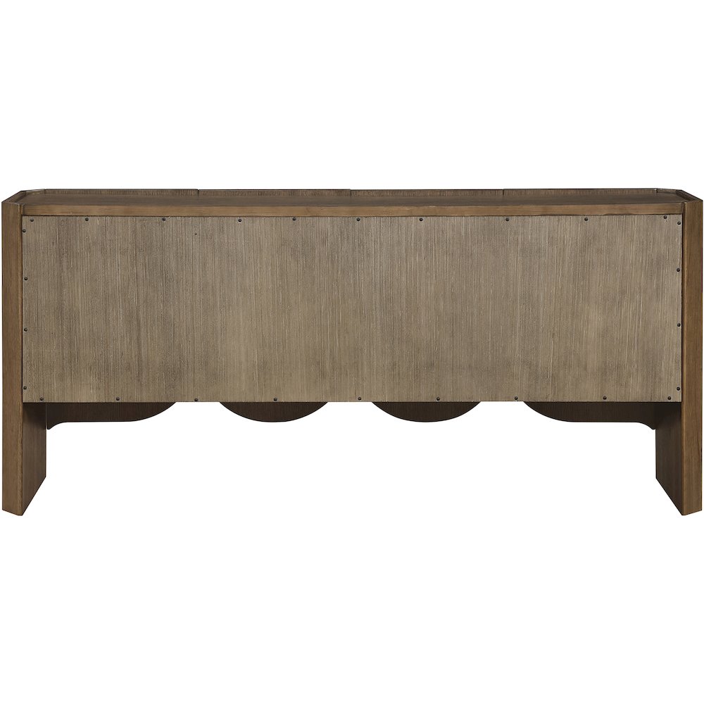 Ember Brown Solid Wood Sideboard/Buffet. Picture 7