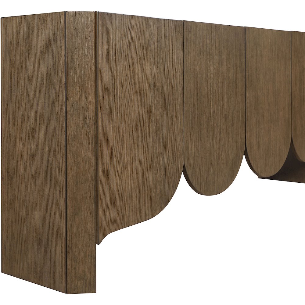 Ember Brown Solid Wood Sideboard/Buffet. Picture 9