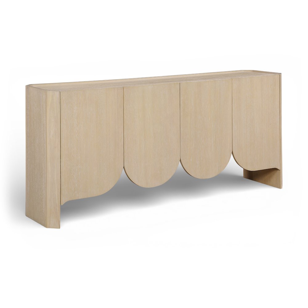 Ember Natural Solid Wood Sideboard/Buffet. Picture 1