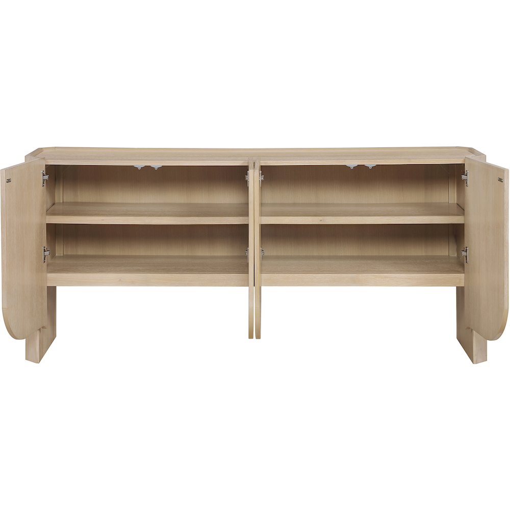 Ember Natural Solid Wood Sideboard/Buffet. Picture 4