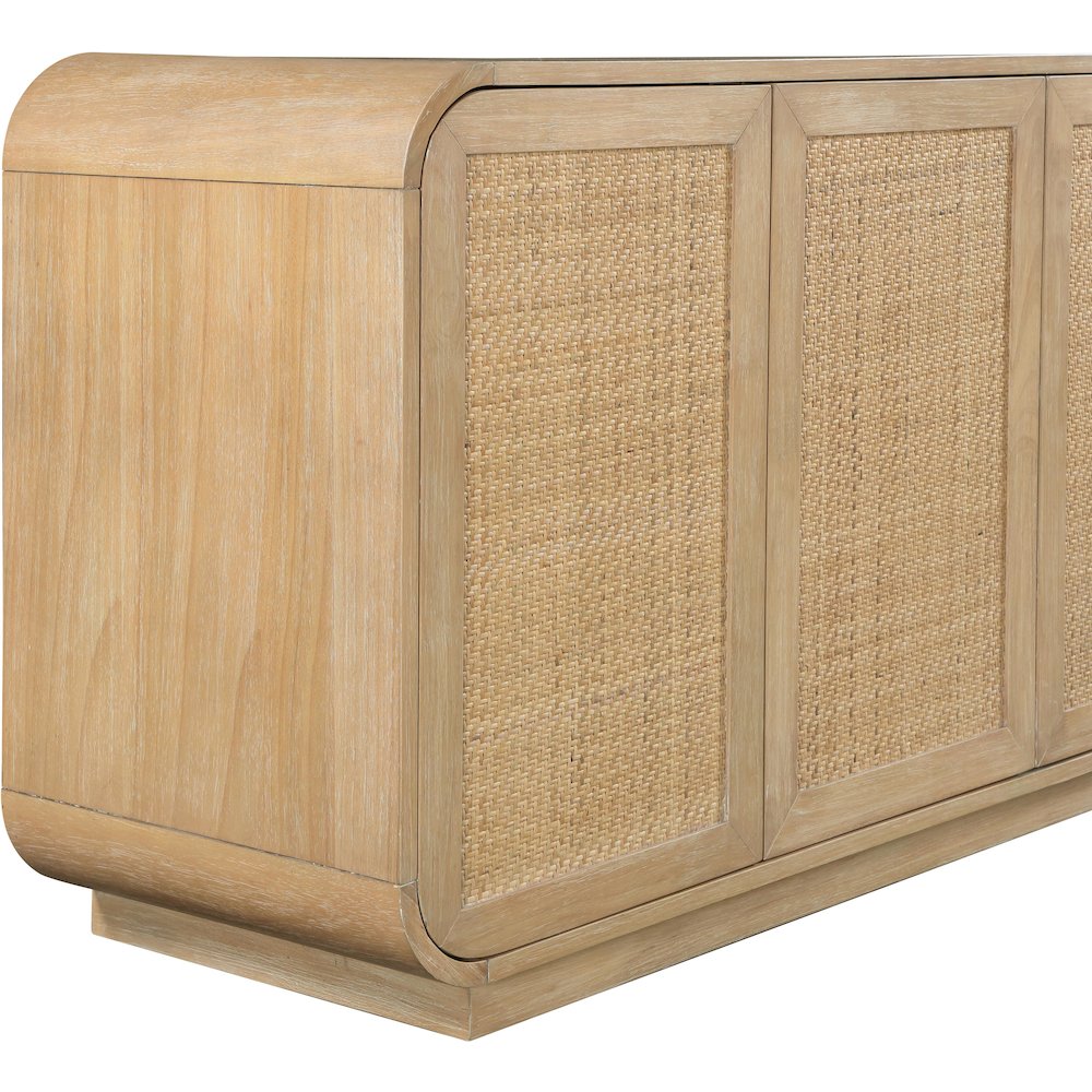 Windsor Natural Rubberwood Sideboard/Buffet. Picture 7