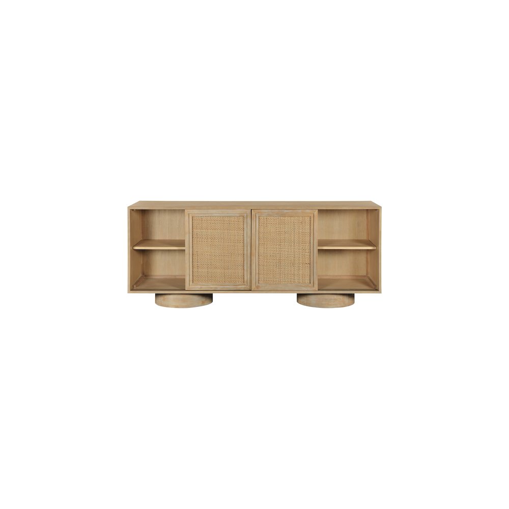 Windsor Natural Rubberwood Sideboard/Buffet. Picture 5
