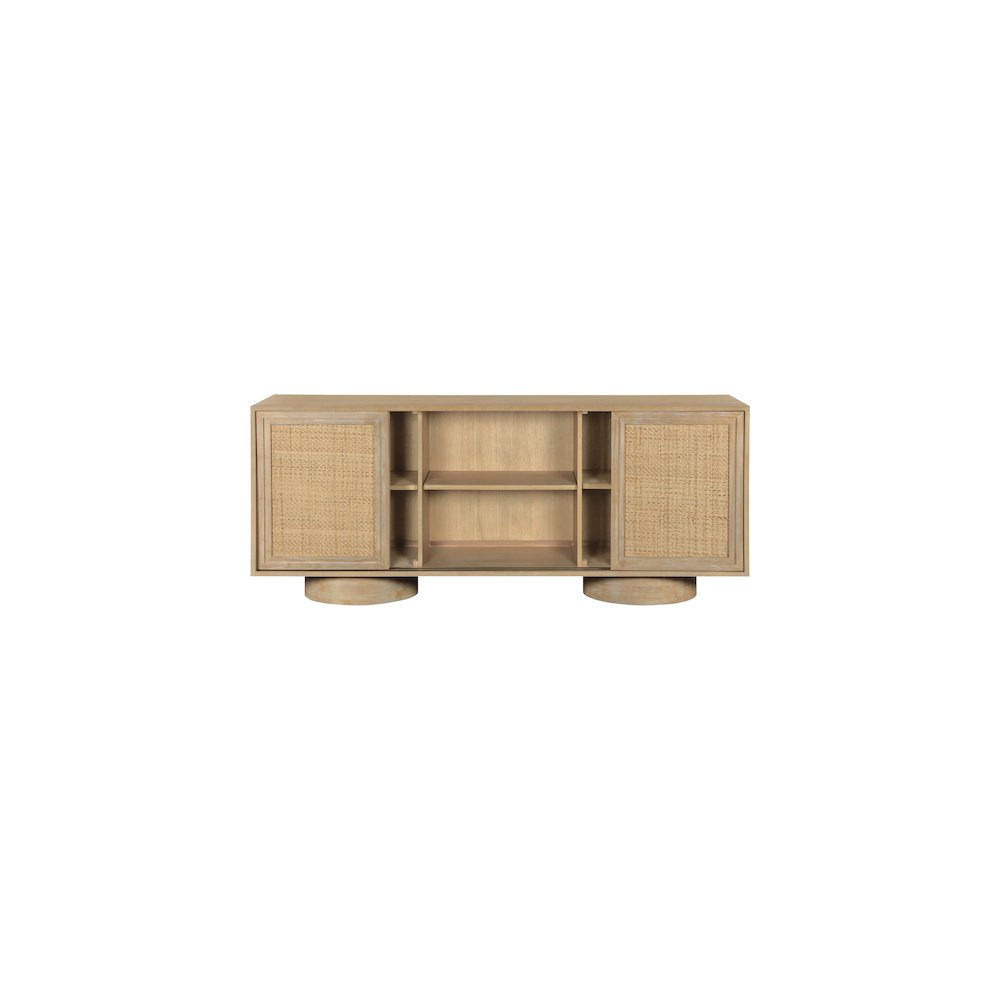 Windsor Natural Rubberwood Sideboard/Buffet. Picture 6