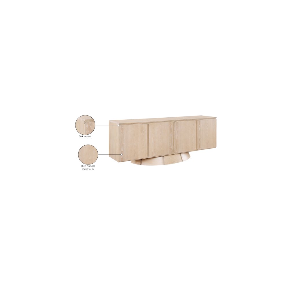 Bellona Natural Sideboard/Buffet. Picture 10