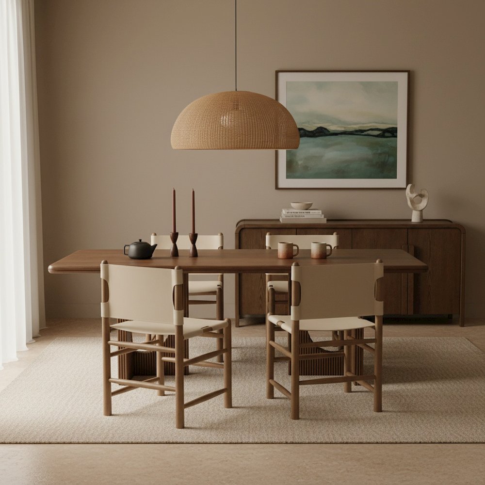 Santos Beige Vegan Leather Upholstered Dining Chair, Set of 2. Picture 2