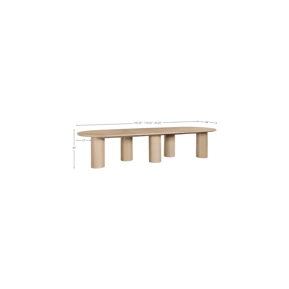 Dolan Oak Dining Table. Picture 13