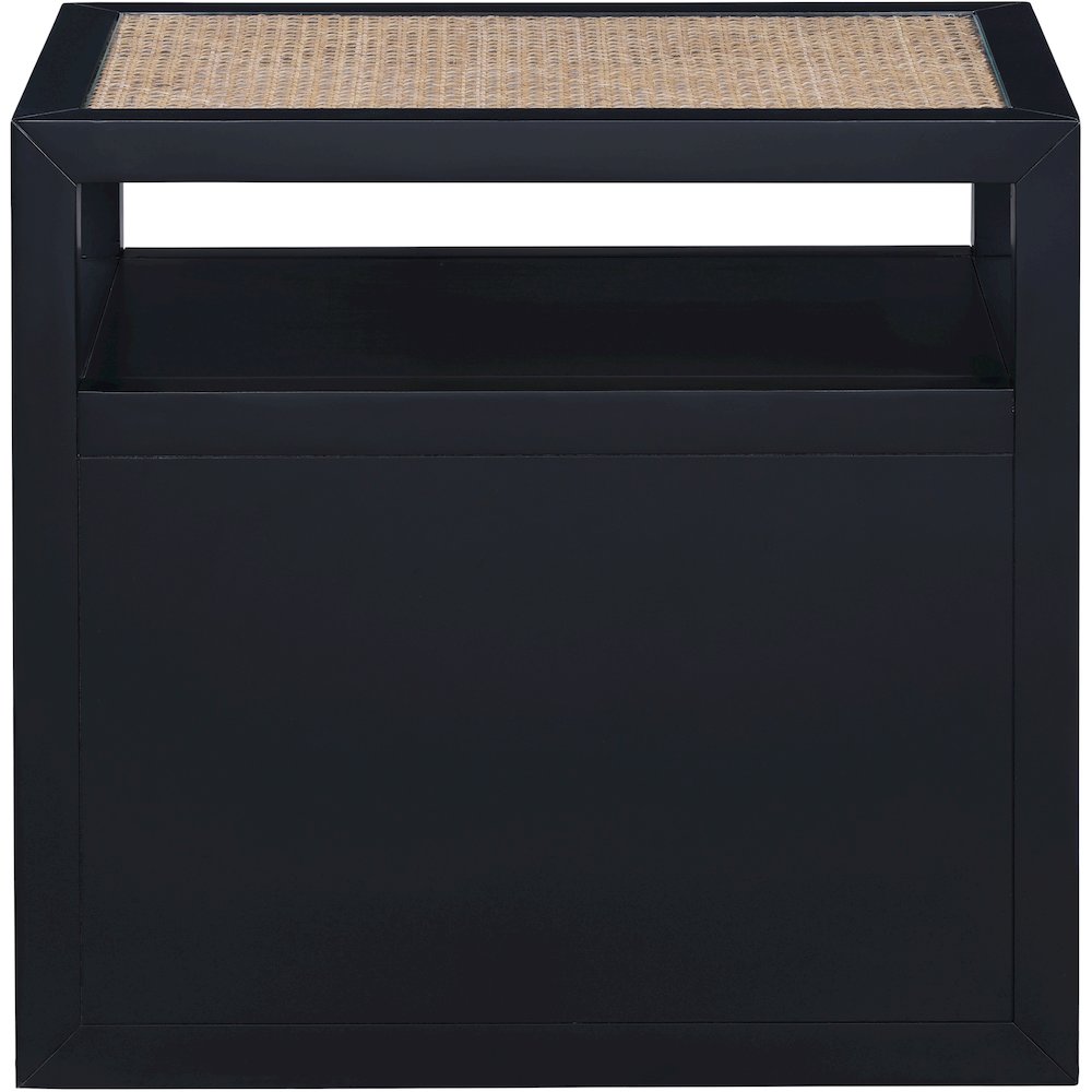 Cole Black Night Stand. Picture 9