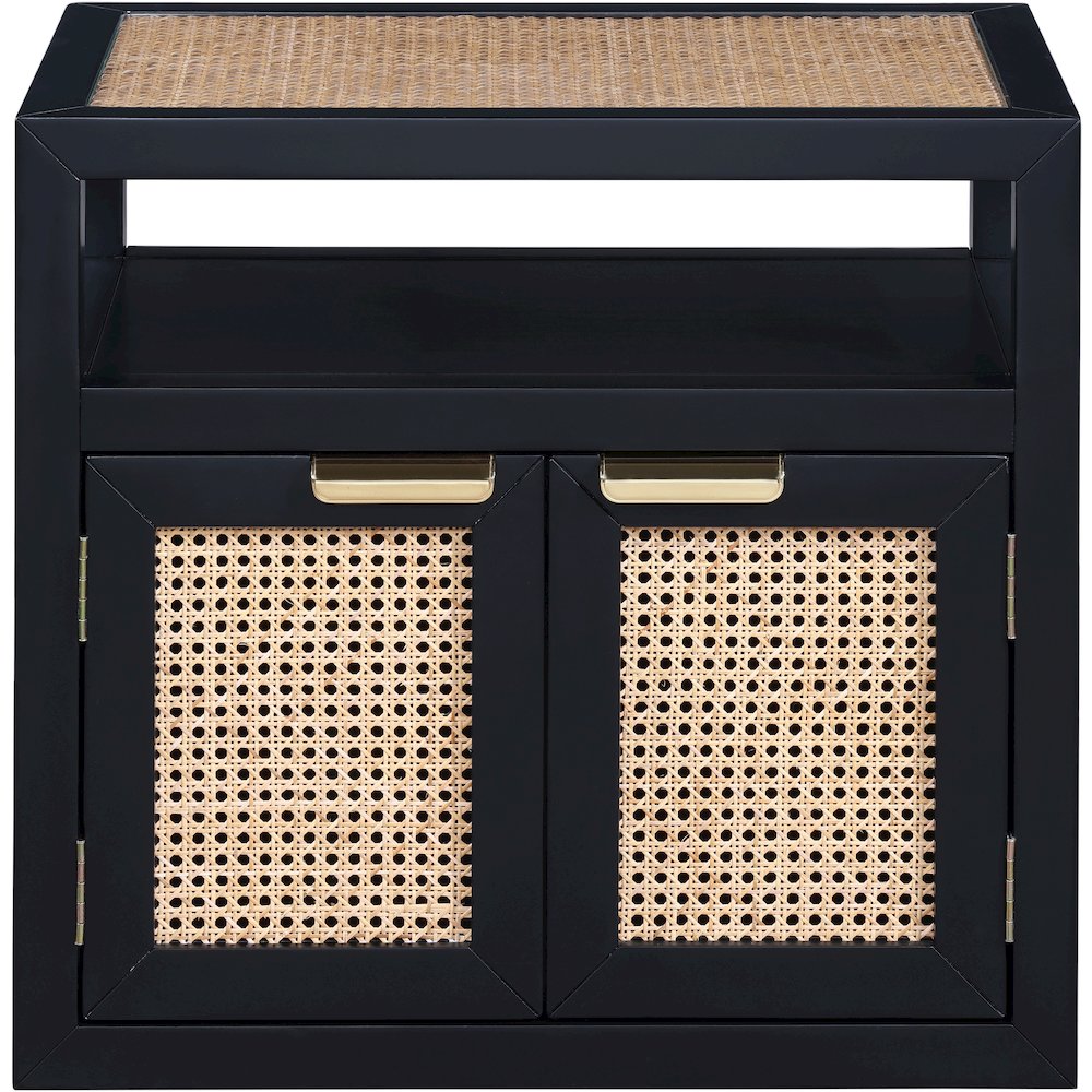 Cole Black Night Stand. Picture 3