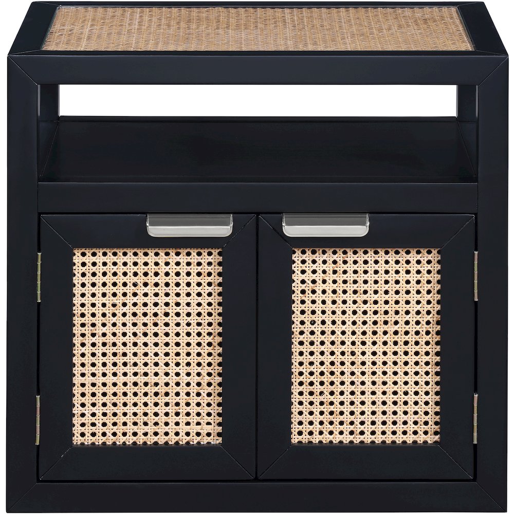 Cole Black Night Stand. Picture 4
