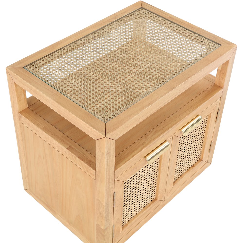 Cole Natural Night Stand. Picture 9