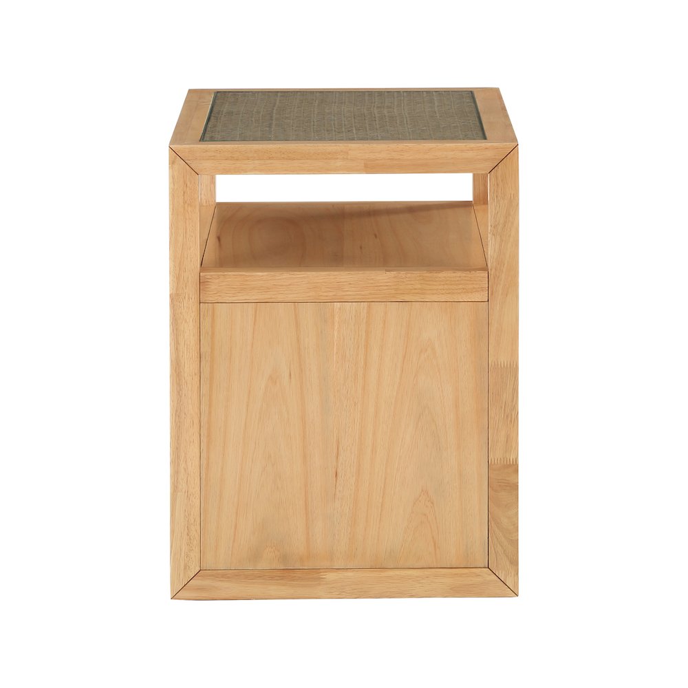 Cole Natural Night Stand. Picture 5