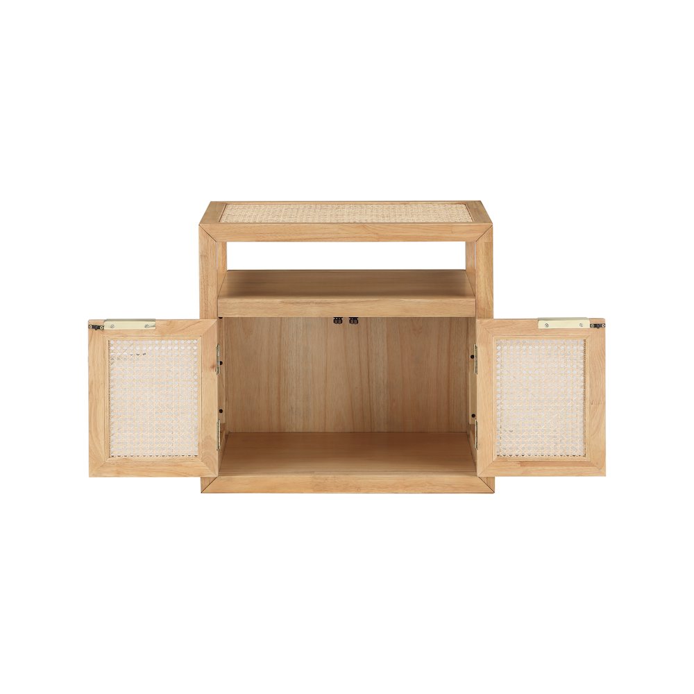 Cole Natural Night Stand. Picture 7