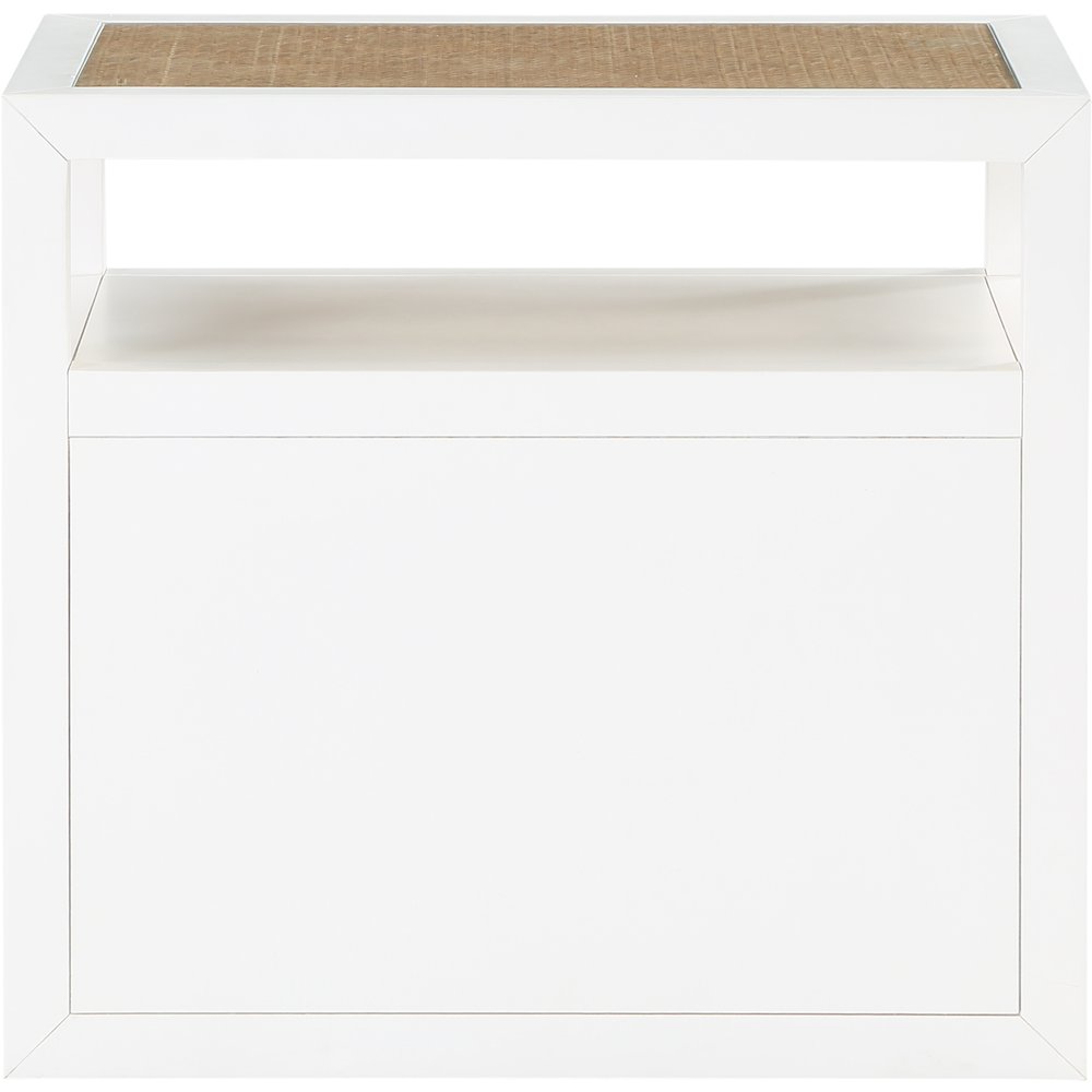 Cole White Night Stand. Picture 8
