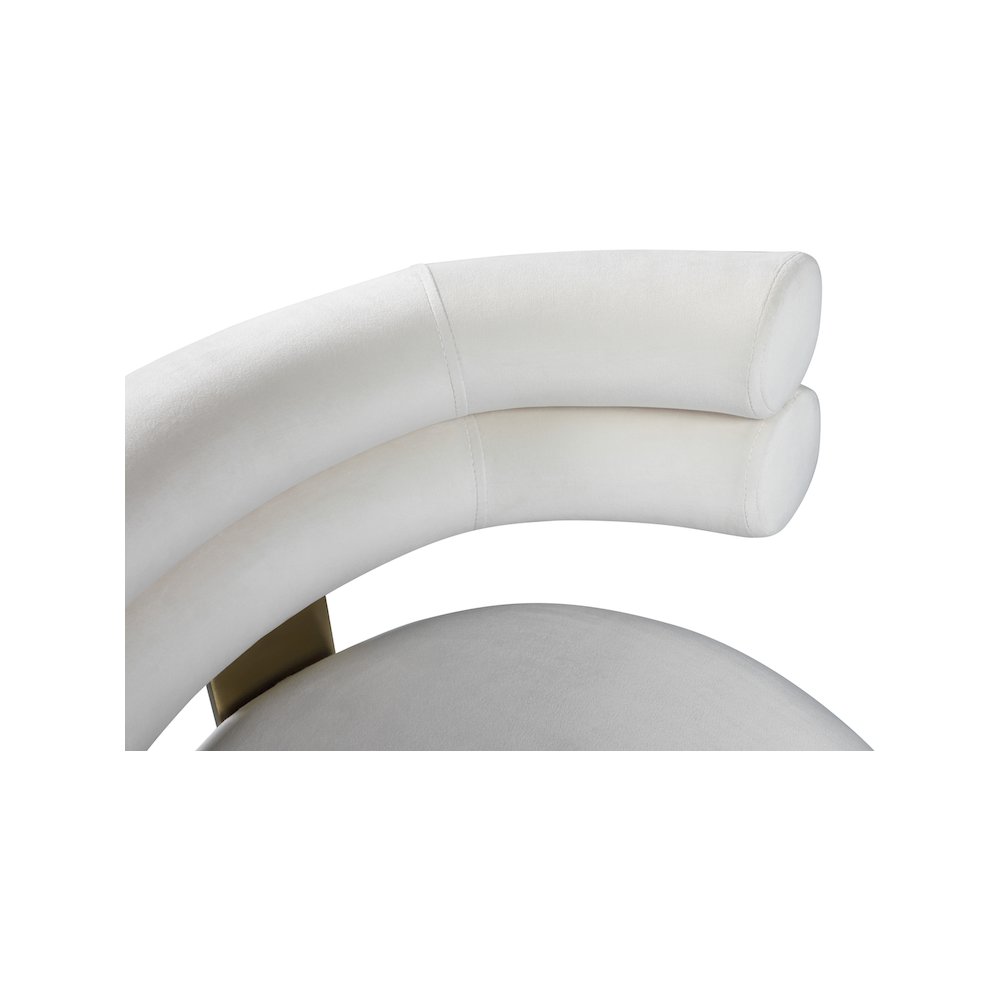 Fitzroy Cream Velvet Counter Stool, Set of 2. Picture 6