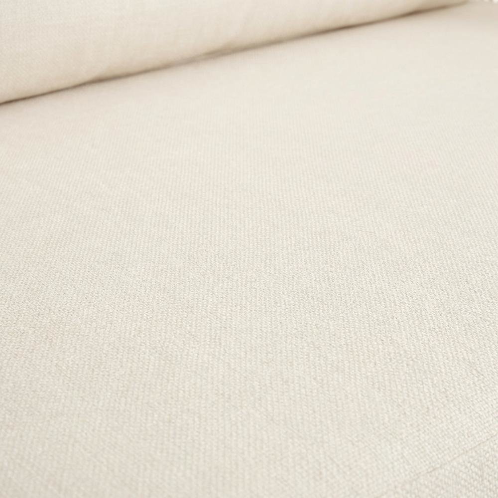 Cream Fabric Outdoor Patio Loveseat With Aluminum Frame And Cushions. Picture 5