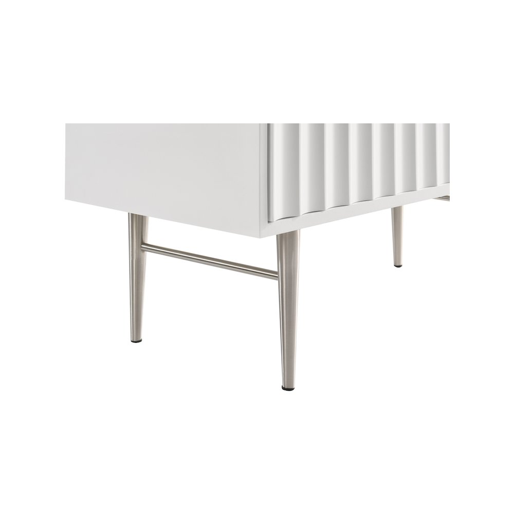 Modernist White Gloss Chest. Picture 7